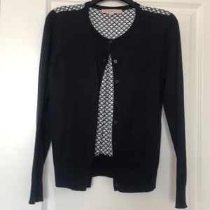 LOFT - Mixed media cardigan - S